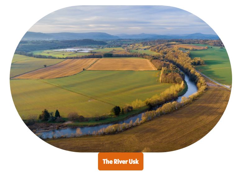 River Usk bubble barrier for abstraction designed and installed by ISS Flowthrough